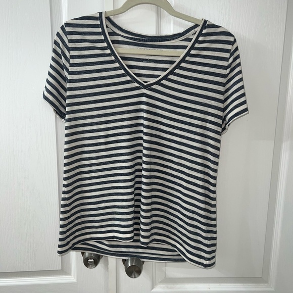 Lucky Brand Striped Casual Top - Picture 2 of 5